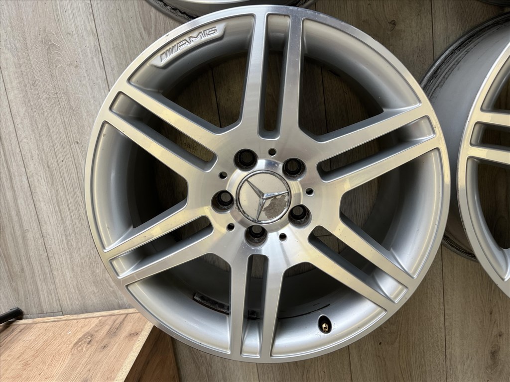 Mercedes gyári AMG 7.5/8.5x17 kétszéles alufelni garnitúra 3. kép