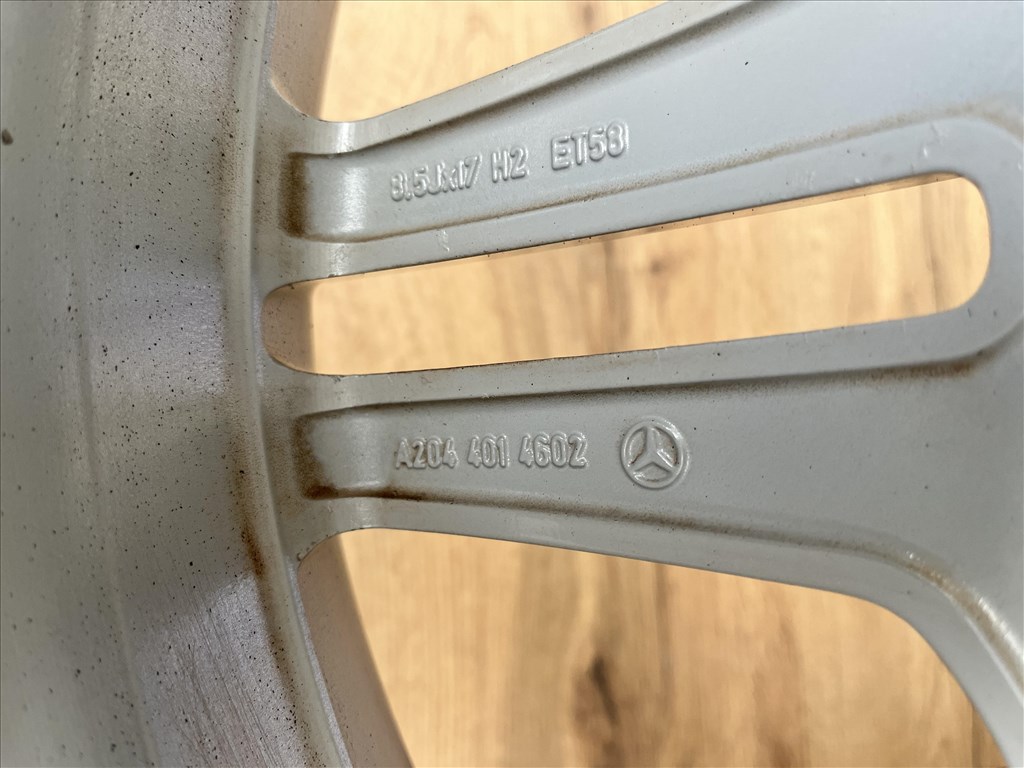Mercedes gyári AMG 7.5/8.5x17 kétszéles alufelni garnitúra 6. kép