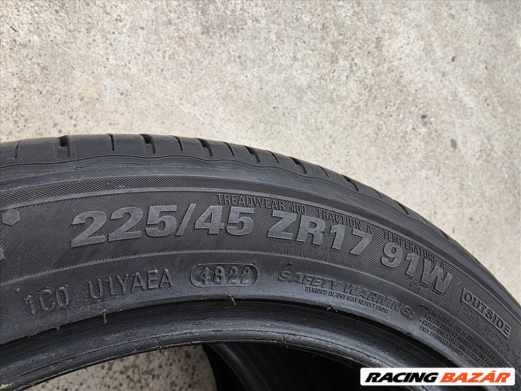 225/45R17 Kumho 2db teljesen újszerű állapotban eladó! 6. kép