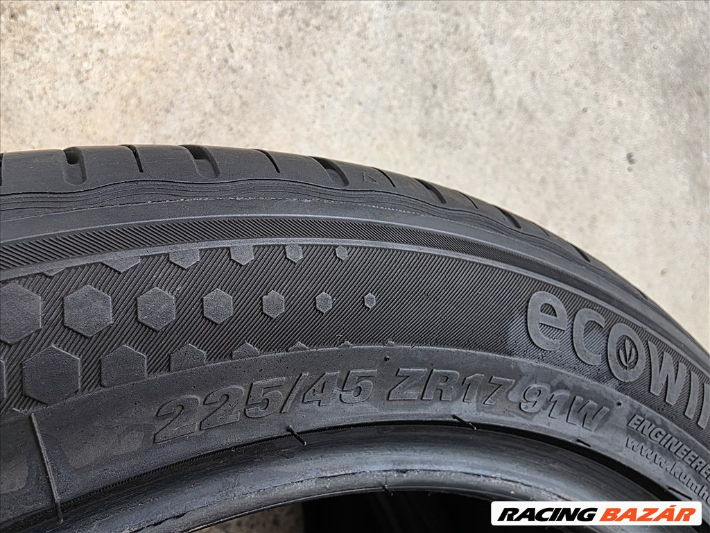 225/45R17 Kumho 2db teljesen újszerű állapotban eladó! 7. kép