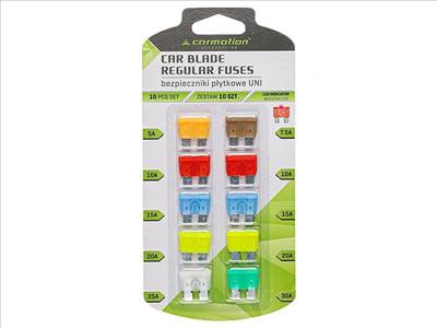 UNI pengés biztosítékok LED-es kijelzővel, 10 db