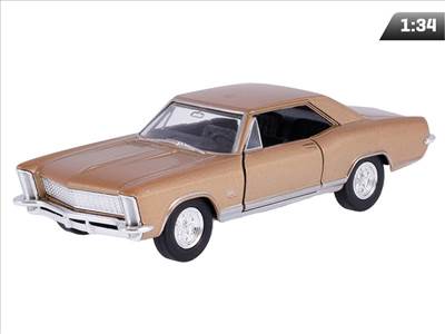 1:34-es modell, 1965 Buick Riviera Gran Sport, arany (A00875BRZL)