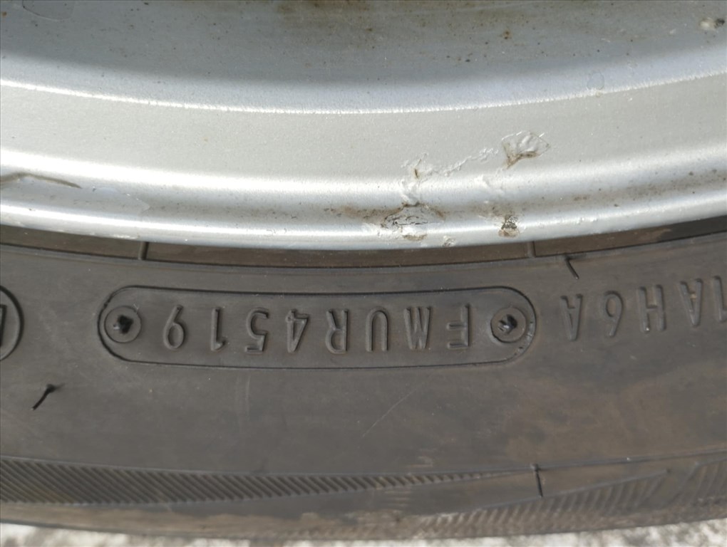  5x120 lyukosztású 16" használt (gyári felni) alufelni, rajta 225/55 használt Falken téli gumi gumi  7. kép