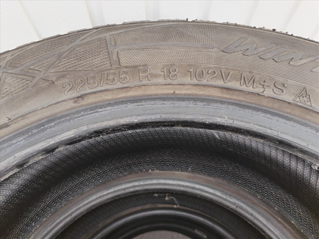  225/5518" használt Vredestein téli gumi garnitura 3. kép