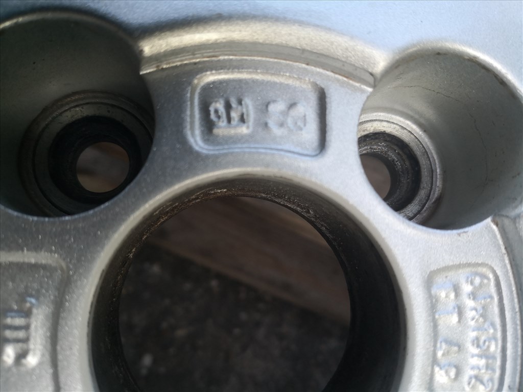 Opel 15-ös gyári alufelnik 4x100-as 5. kép