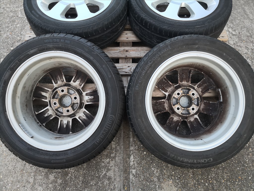 Opel 15-ös gyári alufelnik 4x100-as 8. kép