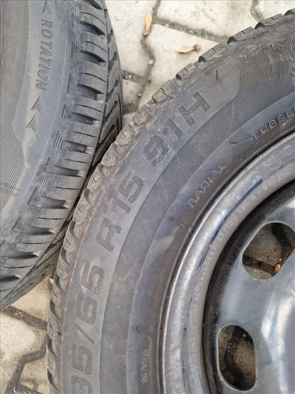  VW Golf 4, Bora 5x100 15" lemezfelni 195/65 újszerű Sebring négyévszakos gumival (25894) 6. kép