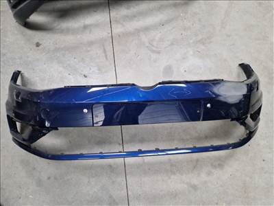 Volkswagen Golf VII első lökhárító héj, kék, faceliftes (25740)