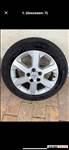  5x110 lyukosztású 16" használt alufelni, rajta 205/55 használt Vredestein nyári gumi gumi 