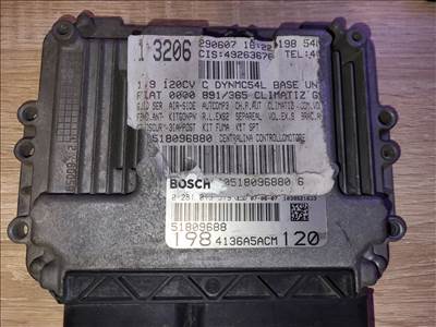 Fiat Bravo 2 1.9 Multijet motorvezérlő elektronika  49263676 51809688