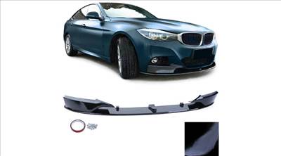 BMW F34 GT M-packet Performance stílusú utángyártott lakkozott fekete koptató lippe