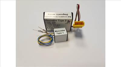 Mercedes type3 4pines T1 ülésfoglaltság érzékelő emulátor + 2pines öv emulátor