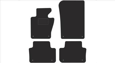 BMW E83 X3 fekete velúrszőnyeg szett