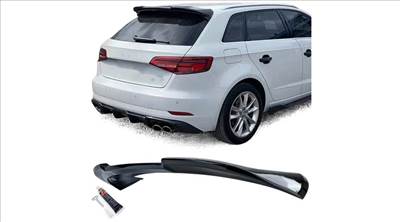 AUDI A3 8V 2012-2020 lakkozott fekete hátsó ablak spoiler