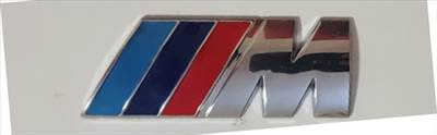 BMW 3D M embléma cróm