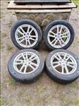 5x114.3 lyukosztású Hyundai 16" újszerű (gyári felni) alufelni, rajta 205/55 Hankook téli gumi