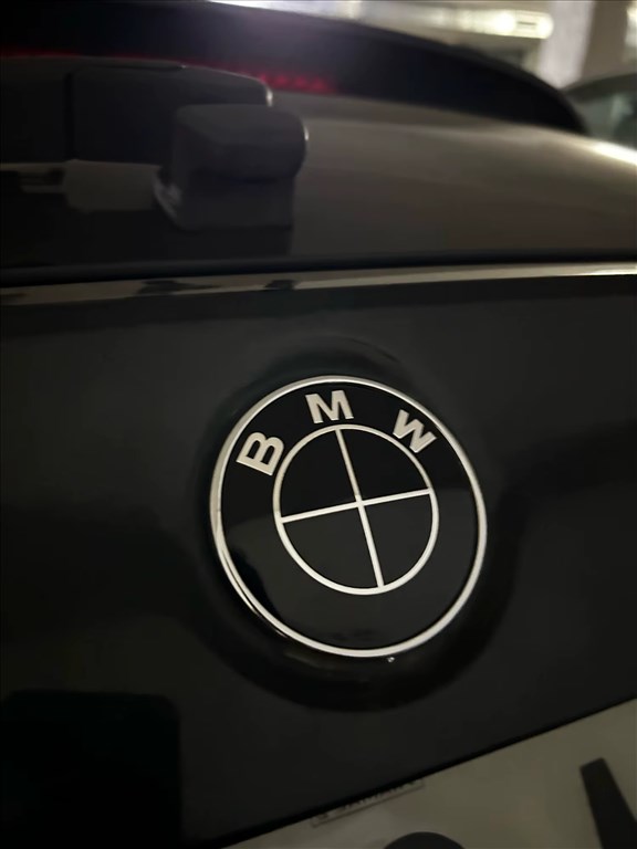 BMW embléma 74 -82 mm   kk-fehér, full fekete, 50 ves jubileumi 8. kép