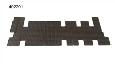 Ford Transit Turneo Custom 3.sor Frogum 402201 fekete gumiszőnyeg szett