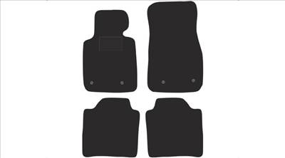 BMW F34 GT 2013-2020 fekete velúrszőnyeg szett