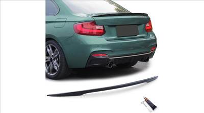 BMW F22 coupe F23 cabrio M Performance stílusú lakkozott fekete csomagtartó spoiler