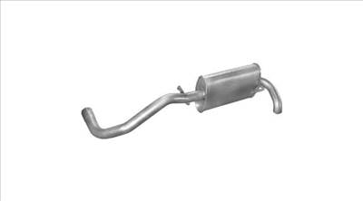 Polmo 23-70 hátsó kipufogó dob - SEAT Arosa, VW Lupo