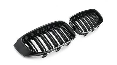 BMW F34 GT lakkozott fekete M4 stílusú vese