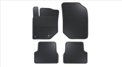 Opel Corsa F Geyer &amp; Hosaja Prémium fekete gumiszőnyeg szett patenttal