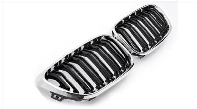 BMW F22 coupe F23 cabrio krómozott lakkozott fekete M4 stílusú vese