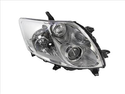 Toyota Auris 2007-2010 E15 utángyártott új jobb első fényszóró H11/HB3 króm házas, V-tip. (motoros) TYC 8113012a30