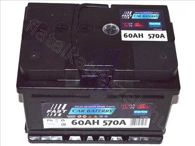 Akkumulátor 60AH 570A 242X175X175 - DUSTER, MAREA, LOGAN, PT, TAGORA, CERATO - FT75206, 51962498 -  - Fastoriginal Utángyártott új 51962498