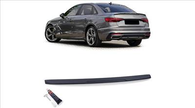 AUDI A4 S4 RS4 B9 limousine matt fekete ABS műanyag csomagtartó spoiler