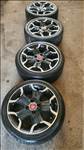  4x108 lyukosztású 17" használt alufelni, rajta 205/45 használt nyári gumi gumi 
