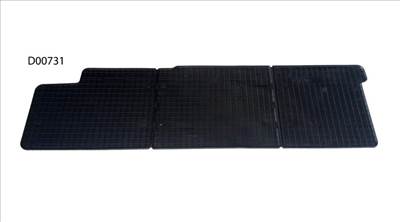 Volkswagen VW Transporter T5 T6 Dupla kabinos 2.sor üléshez Frogum D00731 fekete gumiszőnyeg szett