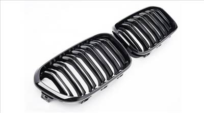 BMW F20 F21 2015-2019 facelift lakkozott fekete M4 stílusú vese