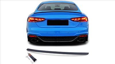 AUDI A5 S5 RS5 F5 Sportback matt fekete ABS műanyag csomagtartó spoiler