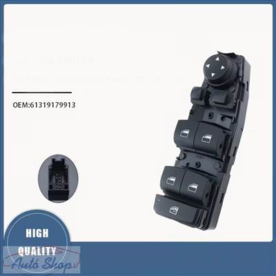 BMW ablak mozgató kapcsoló panel Bmw ablaklehúzó gomb panel F30 F31 F35 F40 F25 F26 F10 F11 F18 F01 F02 F07 F06 F12 61319179955