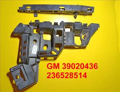 Opel Astra K LÖKHÁRÍTÓ TARTÓ , 2 db os műanyag csuszka , bal 39020436 236528514