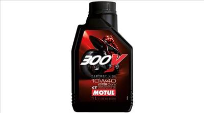 MOTUL 300V 4T FACTORY LINE 10W-40 1L kiszerelésű 100% szintetikus motorolaj 104118