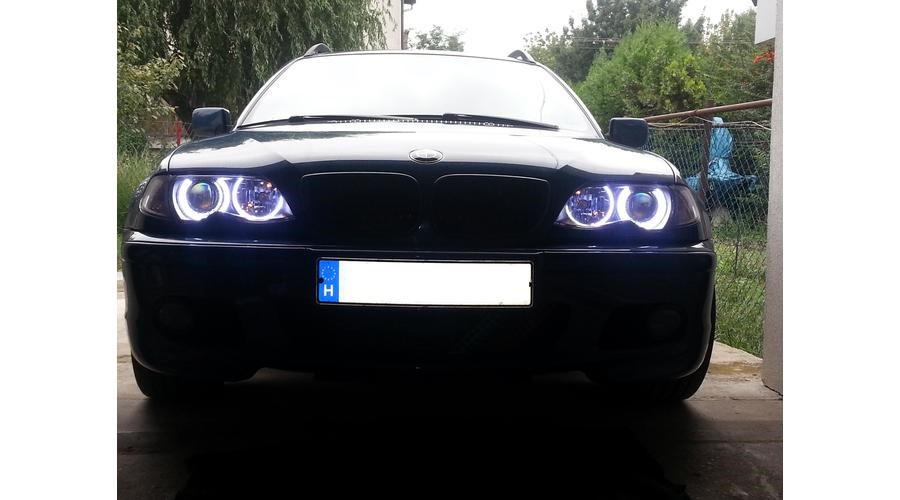 BMW E36 E38 E39 E46 105COB LED hidegfehér angel eye 2. kép
