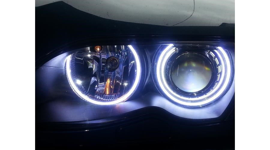 BMW E36 E38 E39 E46 105COB LED hidegfehér angel eye 3. kép