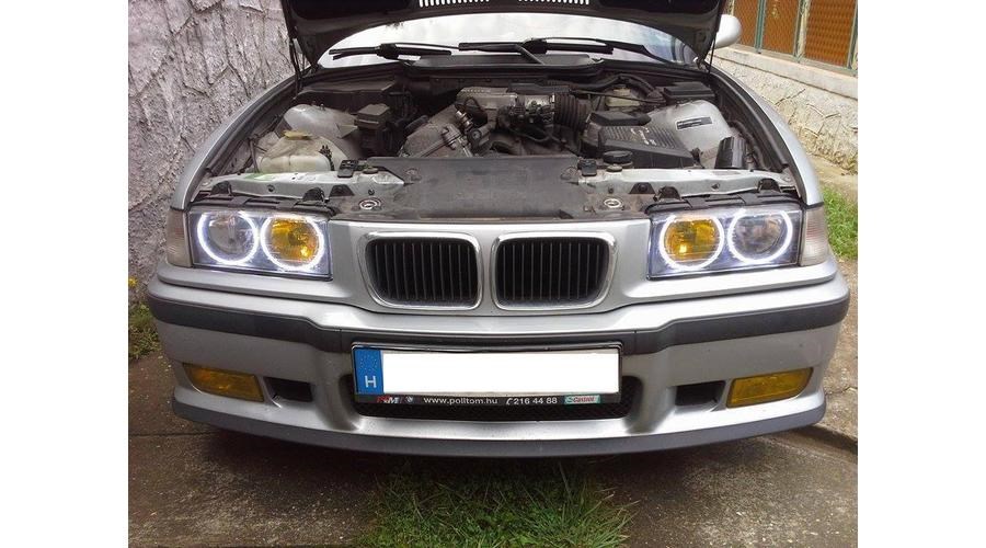 BMW E36 E38 E39 E46 105COB LED hidegfehér angel eye 5. kép