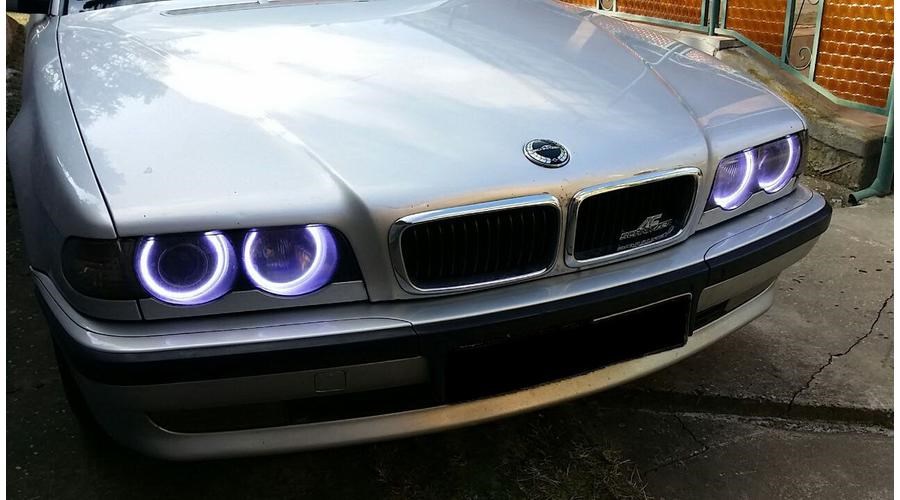 BMW E36 E38 E39 E46 105COB LED hidegfehér angel eye 9. kép