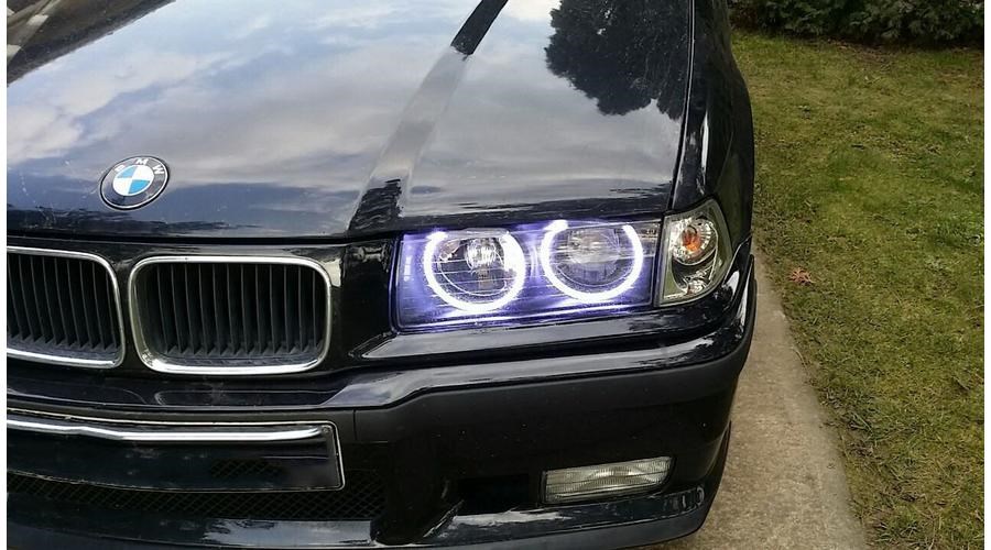 BMW E36 E38 E39 E46 105COB LED hidegfehér angel eye 12. kép