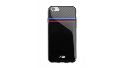Gyári BMW M carbon optikás fekete telefontok Samsung Galaxy S6-hoz 80212413760