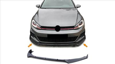 VW Volkswagen Golf VII GTI Limousine 2012-2021 lakkozott fekete ABS műanyag koptató lippe