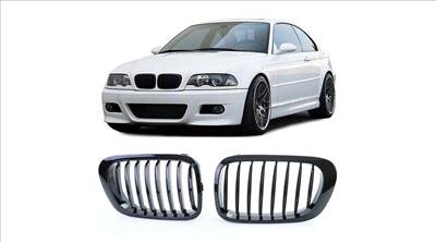 BMW E46 1998-2003 coupe cabrio facelift előtti lakkozott fekete vese