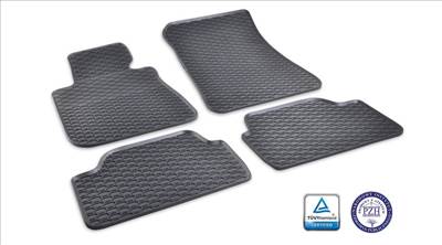 BMW E81 E82 E84 X1 E87 E88 Geyer &amp; Hosaja Prémium fekete gumiszőnyeg szett