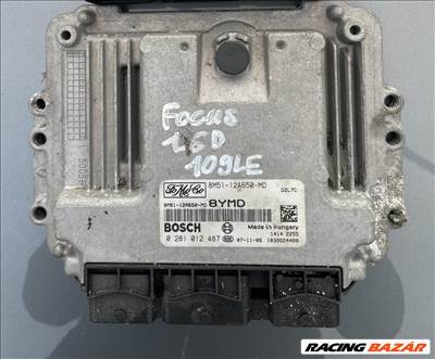 Ford Focus 1.6 TDCi motorvezérlő, ECU 0281012487 8m5112a650md8ymd