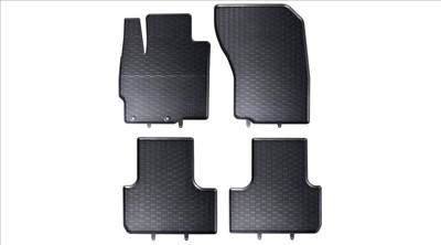 Mitsubishi Outlander III Geyer &amp; Hosaja Prémium fekete gumiszőnyeg szett patenttal