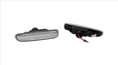 BMW E46 facelift előtti átlátszó burás futófényes SMD LED oldalindex szett
